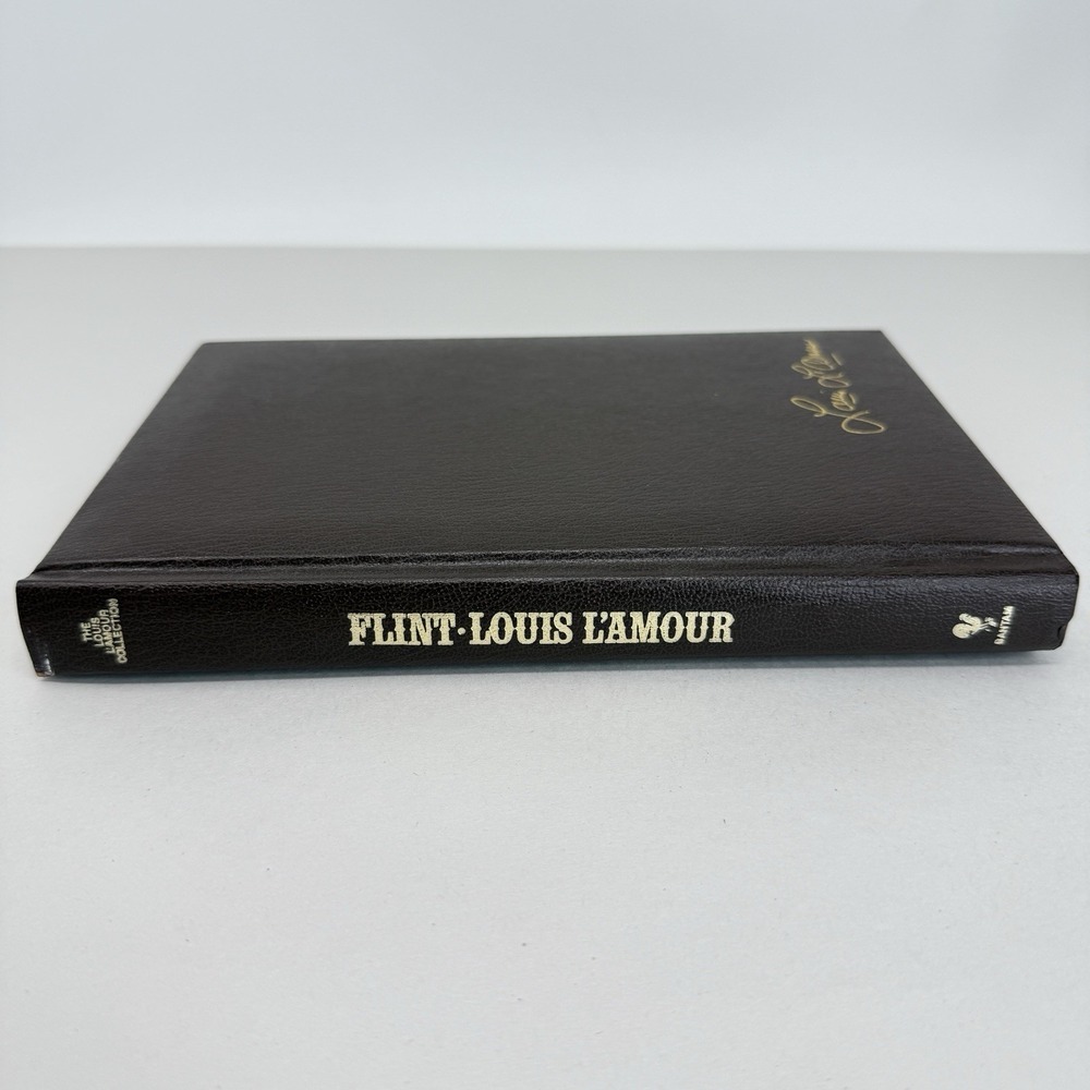 Flint The Louis L’Amour Collection Vintage Leatherette Bantam 1981 Hardcover